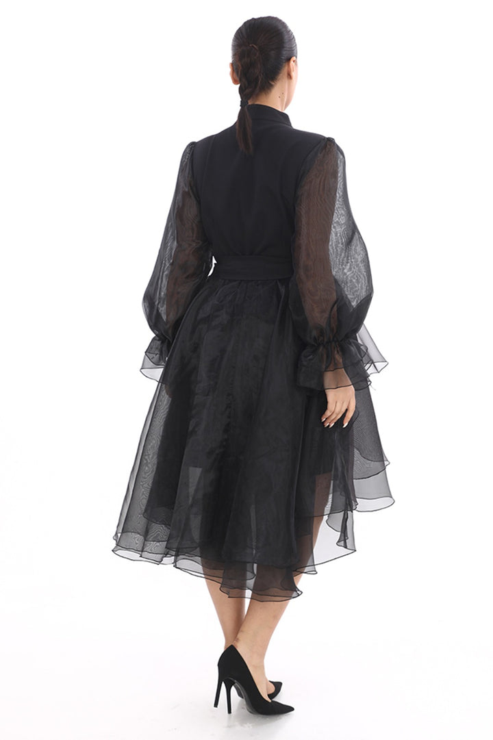 Plus Size Black Evening Dress for Women