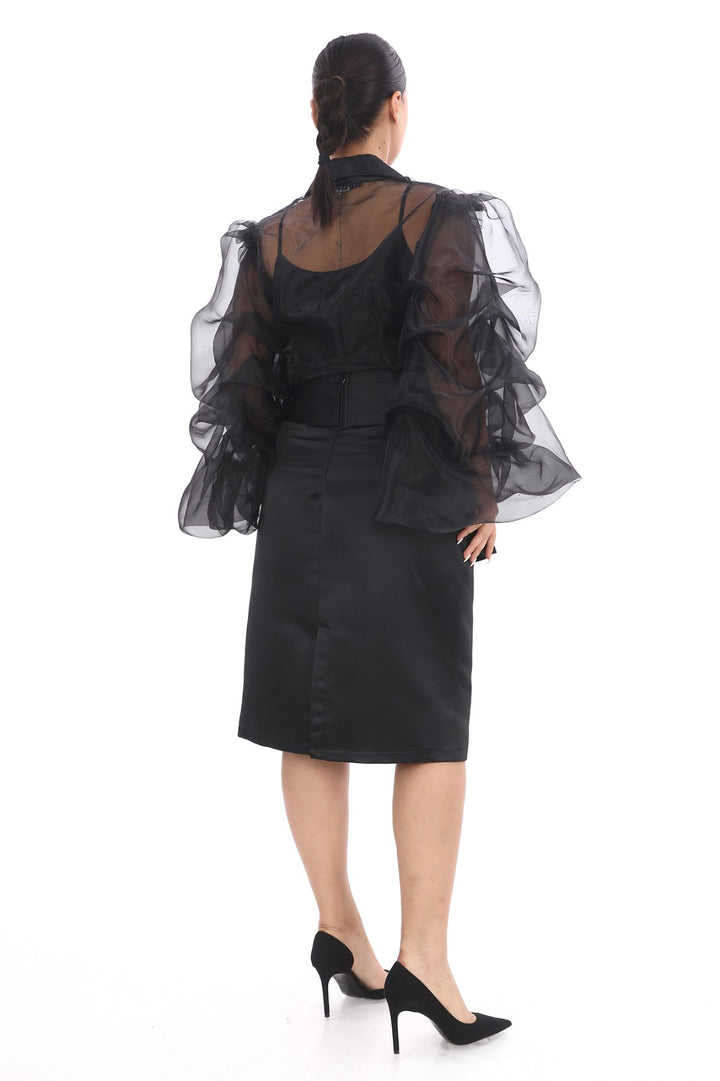 Plus Size Black Evening Dress for Women