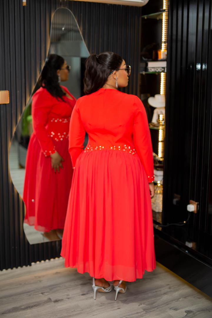 Plus Size Black Evening Dress for Women